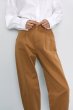 画像14: Womens Slouchy Relaxed High Rise Denim Fit Pants スラウチー ハイウエスト デニム フィットパンツ ワイドパンツ (14)