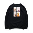 画像4: Unisex   trendy cartoon hedging round neck sweater T-shirt　 男女兼用ユニセックスコミックプリント スウェットトレーナ Tシャツ (4)