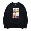 画像2: Unisex   trendy cartoon hedging round neck sweater T-shirt　 男女兼用ユニセックスコミックプリント スウェットトレーナ Tシャツ (2)