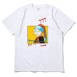 画像2: Unisex  Vermeer The Girl with Pearl Earring Parody Short Sleeve T-shirt   男女兼用  ユニセックス真珠の耳飾りパロディー 半袖Tシャツ (2)