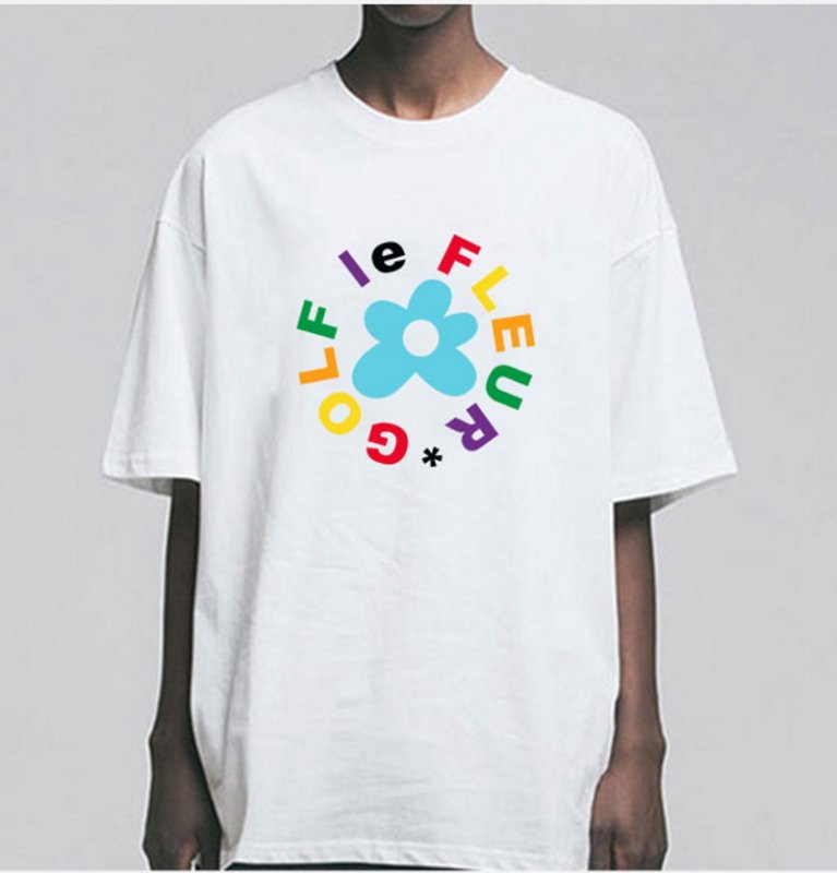 画像7: Unisex small GOLF flower joint Short Sleeve T-shirt   シャツ男女兼用  ユニセックス フラワープリント半袖Tシャツ (7)