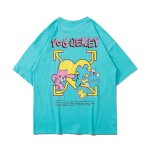 画像2: Unisex spoof bear hip-hop street Short Sleeve T-shirt   男女兼用  ユニセックス ヒップホップコミックベア半袖Tシャツ (2)