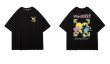 画像4: Unisex spoof bear hip-hop street Short Sleeve T-shirt   男女兼用  ユニセックス ヒップホップコミックベア半袖Tシャツ (4)