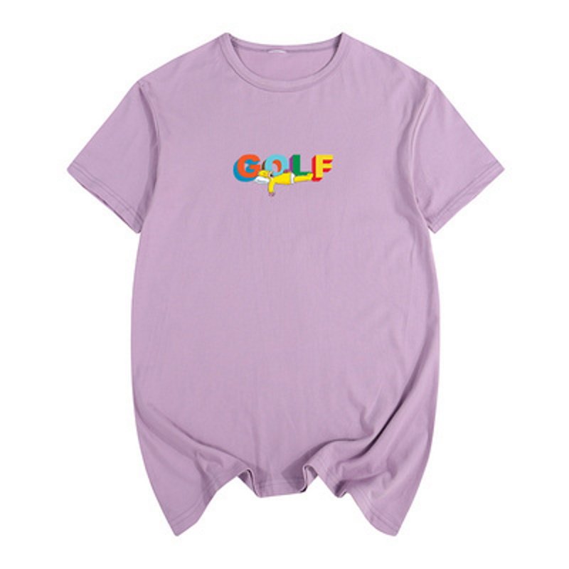 画像19: Unisex GOLF 3D Tyler the creator  Simpson short-sleeved T-shirt 　ホーマー男女兼用  ユニセックス ゴルフ×ホーマーシンプソン半袖Tシャツ (19)