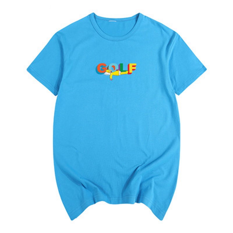 画像10: Unisex GOLF 3D Tyler the creator  Simpson short-sleeved T-shirt 　ホーマー男女兼用  ユニセックス ゴルフ×ホーマーシンプソン半袖Tシャツ (10)