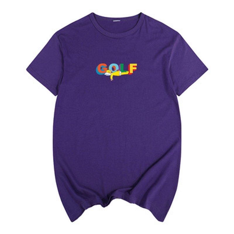 画像6: Unisex GOLF 3D Tyler the creator  Simpson short-sleeved T-shirt 　ホーマー男女兼用  ユニセックス ゴルフ×ホーマーシンプソン半袖Tシャツ (6)