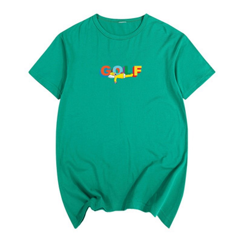 画像7: Unisex GOLF 3D Tyler the creator  Simpson short-sleeved T-shirt 　ホーマー男女兼用  ユニセックス ゴルフ×ホーマーシンプソン半袖Tシャツ (7)