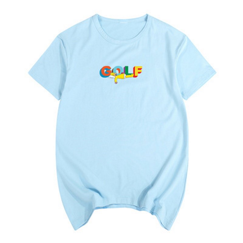 画像12: Unisex GOLF 3D Tyler the creator  Simpson short-sleeved T-shirt 　ホーマー男女兼用  ユニセックス ゴルフ×ホーマーシンプソン半袖Tシャツ (12)