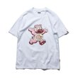 画像1: Unisex Spoofing bear Homer Simpson short-sleeved T-shirt 　男女兼用  ユニセックス なりすましホーマーシンプソン×ベア クマ 半袖Tシャツ (1)