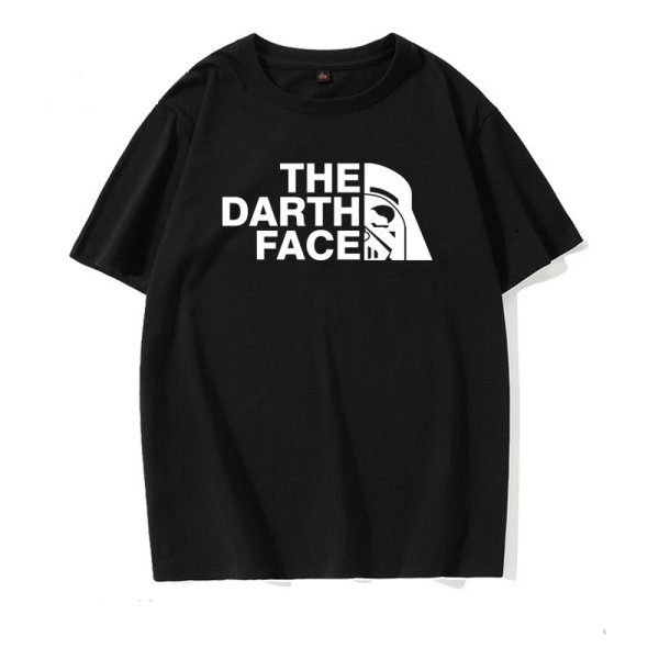 画像1: Unisex  THE DARTH FACE  short-sleeved T-shirt 　男女兼用  ユニセックスTHE DARTH FACE 半袖Tシャツ (1)
