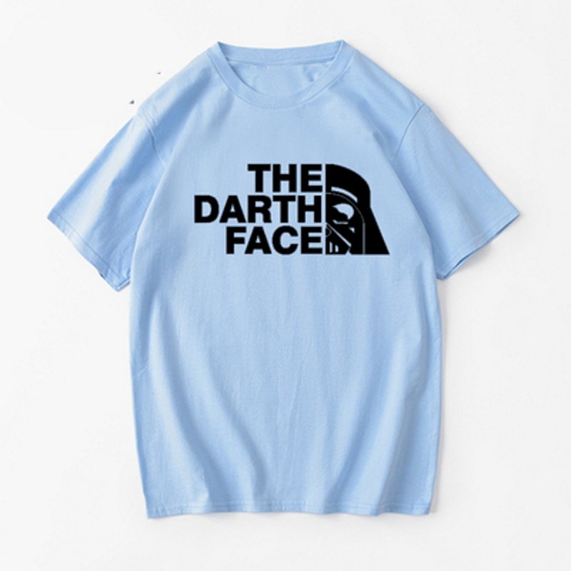 画像2: Unisex  THE DARTH FACE  short-sleeved T-shirt 　男女兼用  ユニセックスTHE DARTH FACE 半袖Tシャツ (2)