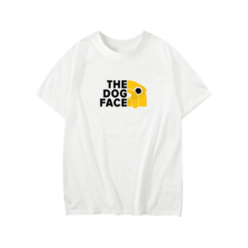 画像2: Unisex  THE DOG FACE &cartoon short-sleeved T-shirt  男女兼用  ユニセックスTHE DOG FACE &コミック半袖Tシャツ (2)