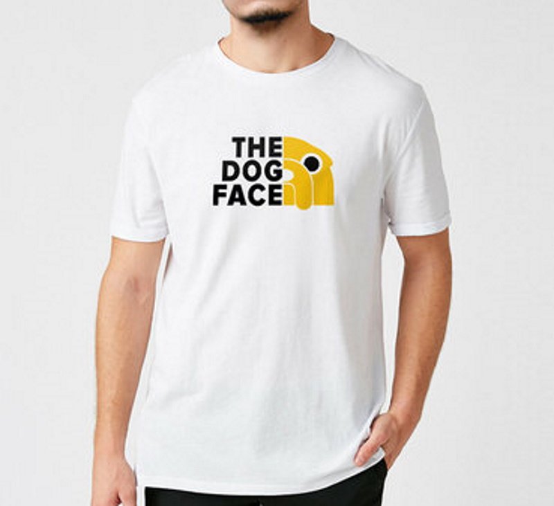 画像4: Unisex  THE DOG FACE &cartoon short-sleeved T-shirt  男女兼用  ユニセックスTHE DOG FACE &コミック半袖Tシャツ (4)