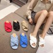 画像7: mesh Woven slippers sandals shoes   メッシュ 編み込みフラット サンダル スリッパ   シューズ　 (7)