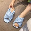 画像9: mesh Woven slippers sandals shoes   メッシュ 編み込みフラット サンダル スリッパ   シューズ　 (9)