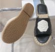 画像5: Women Camellia quilted espadrilles sandals slippers 　カメリア付きキルティングエスパドリーユフラットサンダル 　スリッパ (5)