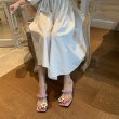 画像5: daisy fairy style one-toe braided stiletto  sandals shoes   デイジー&ラインストーン付きフェアリースタイルヒールサンダル スリッパ   シューズ　 (5)
