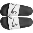 画像1: Smoking monogram flip flops soft bottom sandals slippers   ユニセックス男女兼用 スモーキングモノグラムペイントプラットフォーム フリップフロップ  シャワー ビーチ サンダル  (1)