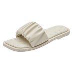 画像1: fairy style flat soft bottom sandals and slippers shoes   フラットソフトレザーフェアリーサンダル  スリッパ シューズ　 (1)