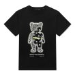 画像1: Unisex Paisley bear print short sleeve T-shirt   ユニセックス 男女兼用 ペイズリー  バンダナ柄  ベア 熊 ブロークンハートプリント半袖Tシャツ (1)