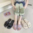 画像8: fairy style flat soft bottom sandals and slippers shoes   フラットソフトレザーフェアリーサンダル  スリッパ シューズ　 (8)