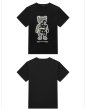 画像2: Unisex Paisley bear print short sleeve T-shirt   ユニセックス 男女兼用 ペイズリー  バンダナ柄  ベア 熊 ブロークンハートプリント半袖Tシャツ (2)