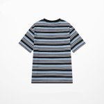 画像2: Unisex half-sleeved striped t-shirt　ユニセックス 男女兼用 ストライプ ボーダー半袖Tシャツ (2)