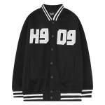 画像1: Unisex contrast Stadium Jumper  jacket blouson ユニセックス 男女兼用コントラストスタジアムジャンパー  スタジャン MA-1 ボンバー ジャケット ブルゾン (1)