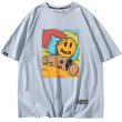 画像7: Unisex smiling gingerbread print short sleeve T-shirt   ユニセックス 男女兼用スマイルジンジャーブレッドマンプリント半袖Tシャツ (7)