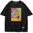 画像2: Unisex smiling gingerbread print short sleeve T-shirt   ユニセックス 男女兼用スマイルジンジャーブレッドマンプリント半袖Tシャツ (2)