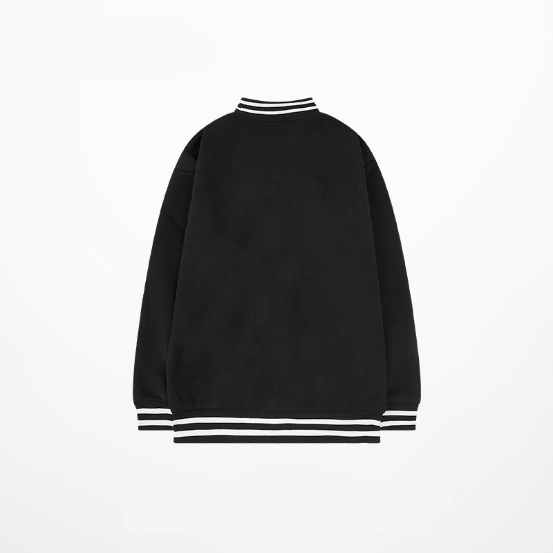 画像2: Unisex contrast Stadium Jumper  jacket blouson ユニセックス 男女兼用コントラストスタジアムジャンパー  スタジャン MA-1 ボンバー ジャケット ブルゾン (2)