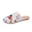 画像1: Mickey Mouse Print Sandals Slippers shoes   ミッキーマウス＆デイジープリントハーフスリッパサンダル   (1)