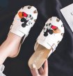 画像3: Mickey Mouse Print Sandals Slippers shoes   ミッキーマウス＆デイジープリントハーフスリッパサンダル   (3)
