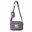 画像1: NY Messenger bag shoulder bag ユニセックス NYニューヨークヤンキース ジャガード モノグラム 斜め掛け用ショルダーバック　ポシェット　 (1)