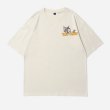 画像8: Unisex Tom and jerry Enjoy bath time print short sleeve T-shirt   ユニセックス 男女兼用 仲良しバスタイムプリント半袖Tシャツ (8)