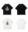 画像8: Unisex Bugs Bunny ＆Carrot print short sleeve T-shirt   ユニセックス 男女兼用バッグスバニー &キャロットプリント半袖Tシャツ (8)