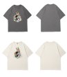 画像9: Unisex Bugs Bunny ＆Carrot print short sleeve T-shirt   ユニセックス 男女兼用バッグスバニー &キャロットプリント半袖Tシャツ (9)