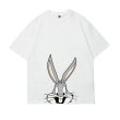 画像4: Unisex Bugs Bunny print short sleeve T-shirt   ユニセックス 男女兼用バッグスバニー プリント半袖Tシャツ (4)