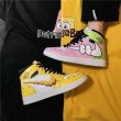 画像2: Unisex Men's trend SpongeBob style Sneakers casual sports shoes Race up sneakers  男女兼用 スポンジボブ & パトリック スタイル レースアップスニーカー カジュアル シューズ  (2)