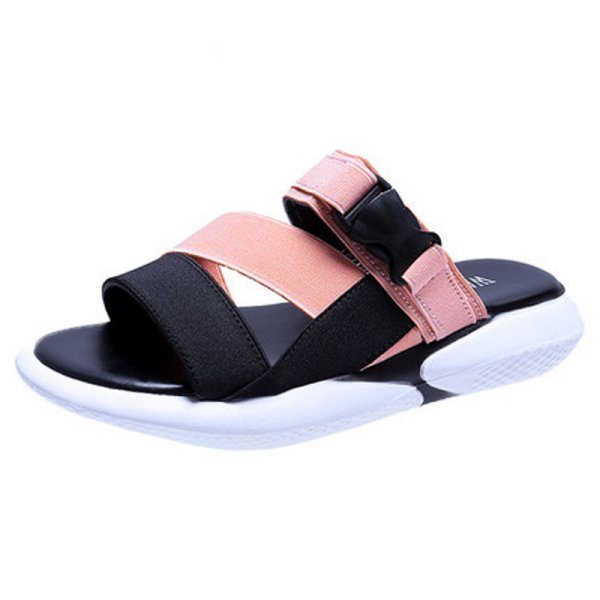 画像1: Flat sneaker sole sandals slippers shoes   フラットスニーカーソール サンダル  スリッパ シューズ　 (1)