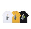 画像5: Unisex  Boy playing with soap bubbles  short-sleeved T-shirt　 ユニセックス 男女兼用ボーイ＆バブルプリント 半袖 Tシャツ (5)