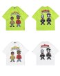 画像11:  Unisex Retro cartoon doll T-shirt short-sleeved T-shirt　 ユニセックス 男女兼用コミックプリント 半袖 Tシャツ (11)