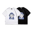 画像3: Unisex creative cat cartoon print short-sleeved T-shirt　 ユニセックス 男女兼用クリエイティブキャット 猫プリント 半袖 Tシャツ (3)