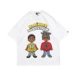 画像5:  Unisex Retro cartoon doll T-shirt short-sleeved T-shirt　 ユニセックス 男女兼用コミックプリント 半袖 Tシャツ (5)