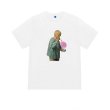 画像2: Unisex  Boy playing with soap bubbles  short-sleeved T-shirt　 ユニセックス 男女兼用ボーイ＆バブルプリント 半袖 Tシャツ (2)