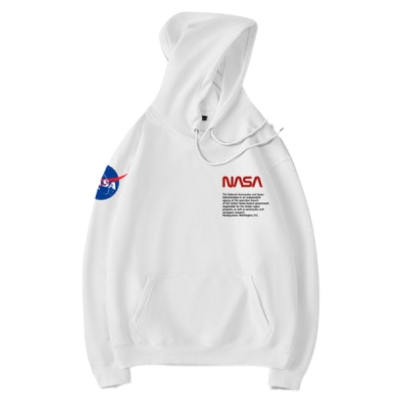 画像3: Men's astronaut nasa co-branded sweater  men and women  hooded pullover sweaterユニセックス男女兼用 ナサ NASAフディープルオーバー　スウェットトレーナー (3)