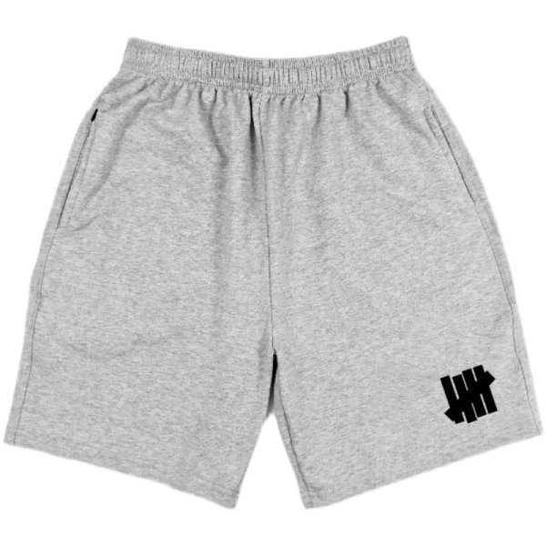 画像1: Unbeaten five bars sweat shorts street casual shorts five-point pants   ユニセックス男女兼用ファイブバープリントスウェットショートパンツ (1)