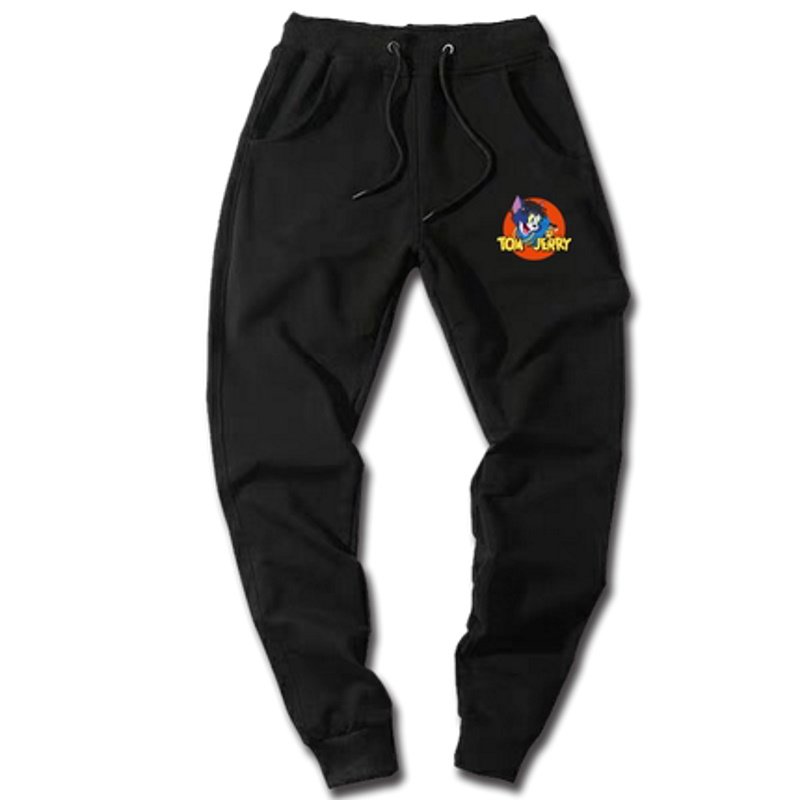 画像3: Tom and Jerry Sweat pants street casual pants   ユニセックス男女兼用トムとジェリー トム＆ジェリープリントスウェットパンツ (3)