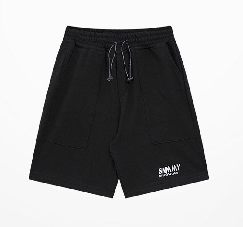 画像7: Unbeaten simple sunny rogo street casual shorts five-point pants   ユニセックス男女兼用レターロゴ入りシンプルスウェットショートパンツ (7)