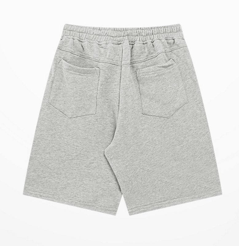 画像3: Unbeaten simple sunny rogo street casual shorts five-point pants   ユニセックス男女兼用レターロゴ入りシンプルスウェットショートパンツ (3)